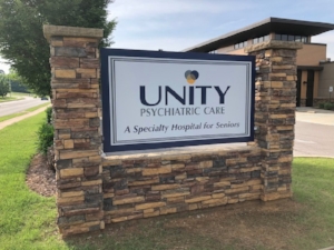 Picture of Unity sign at the Hunstville facility